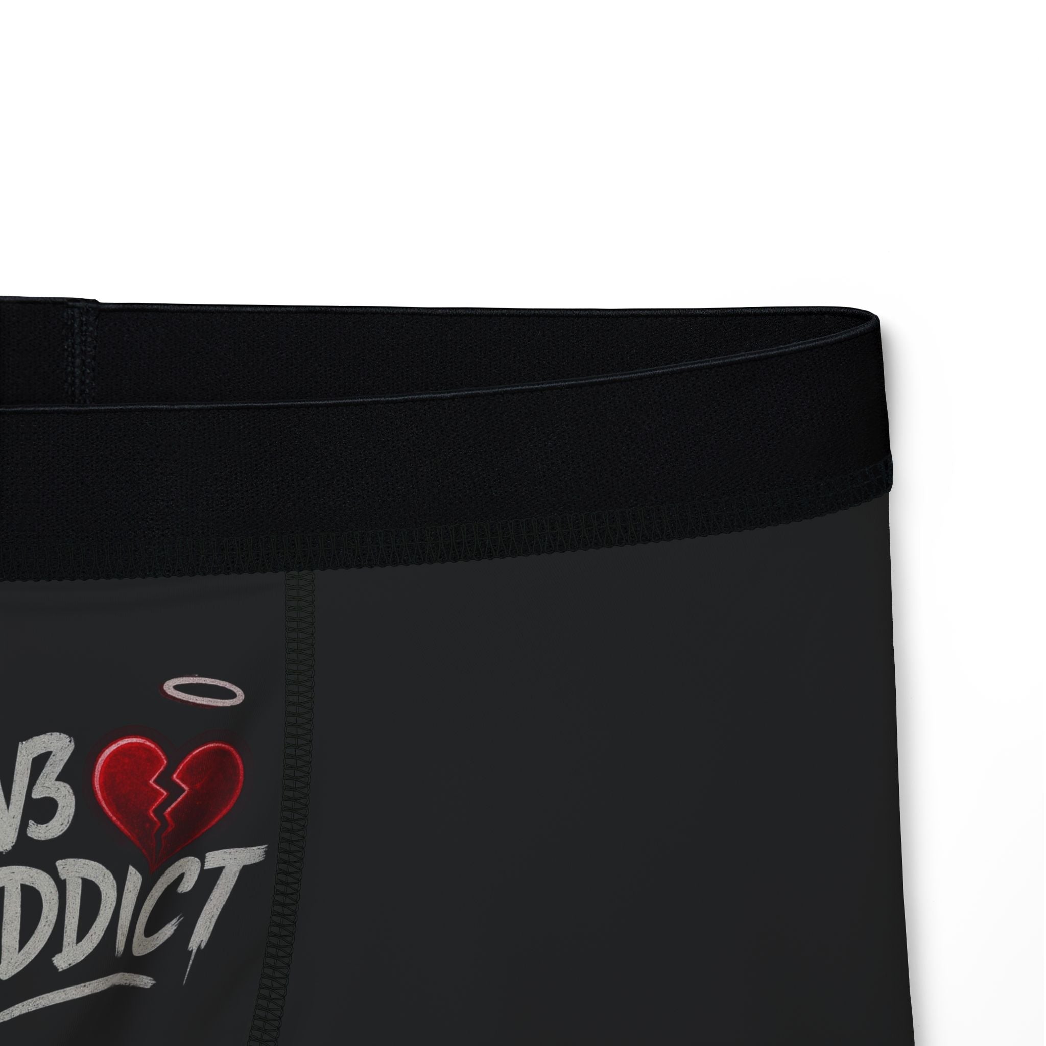 Lov3 Addict Boxer Briefs — Men's Funny Valentine Heart Underwear