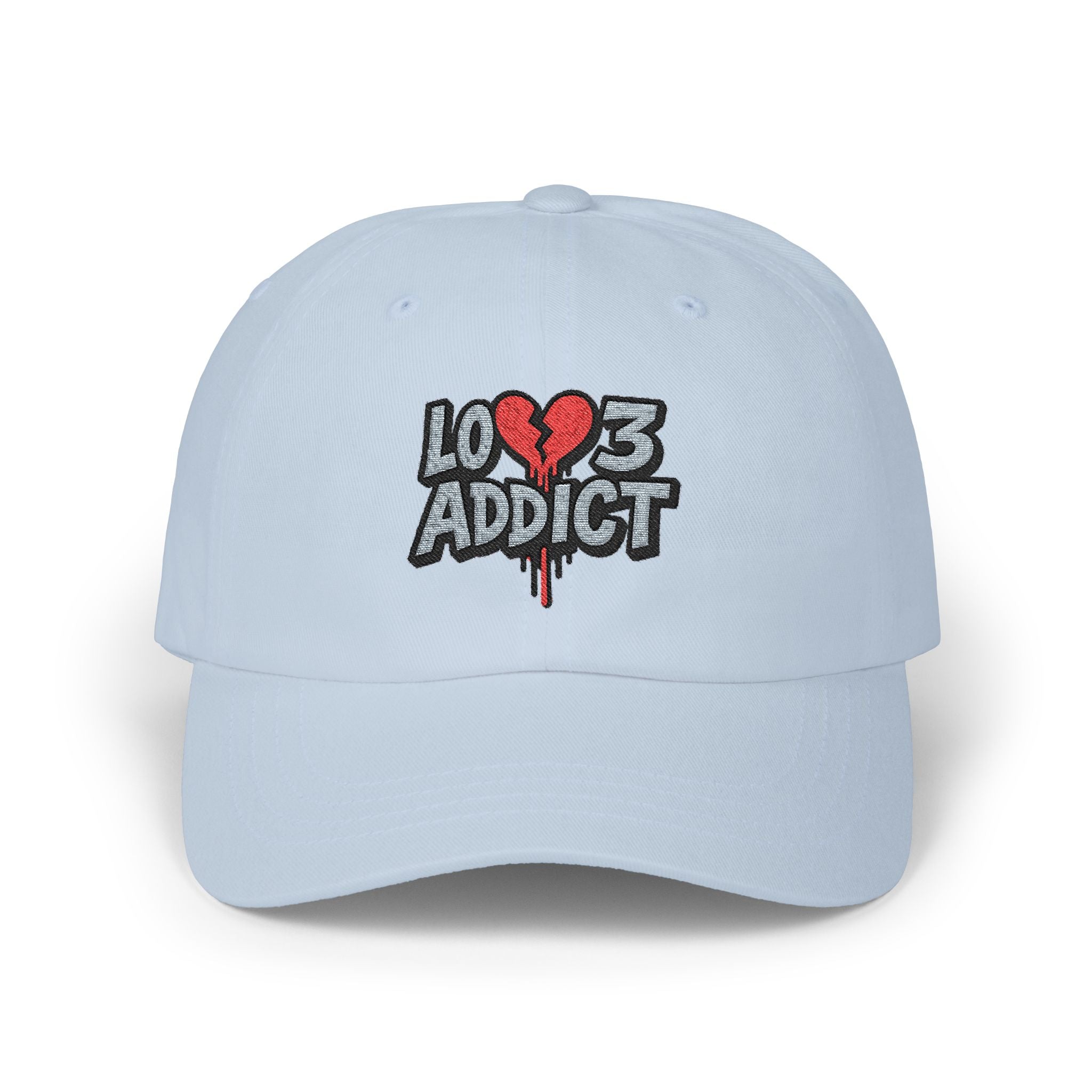 Lov3 Addict Embroidered Dad Cap