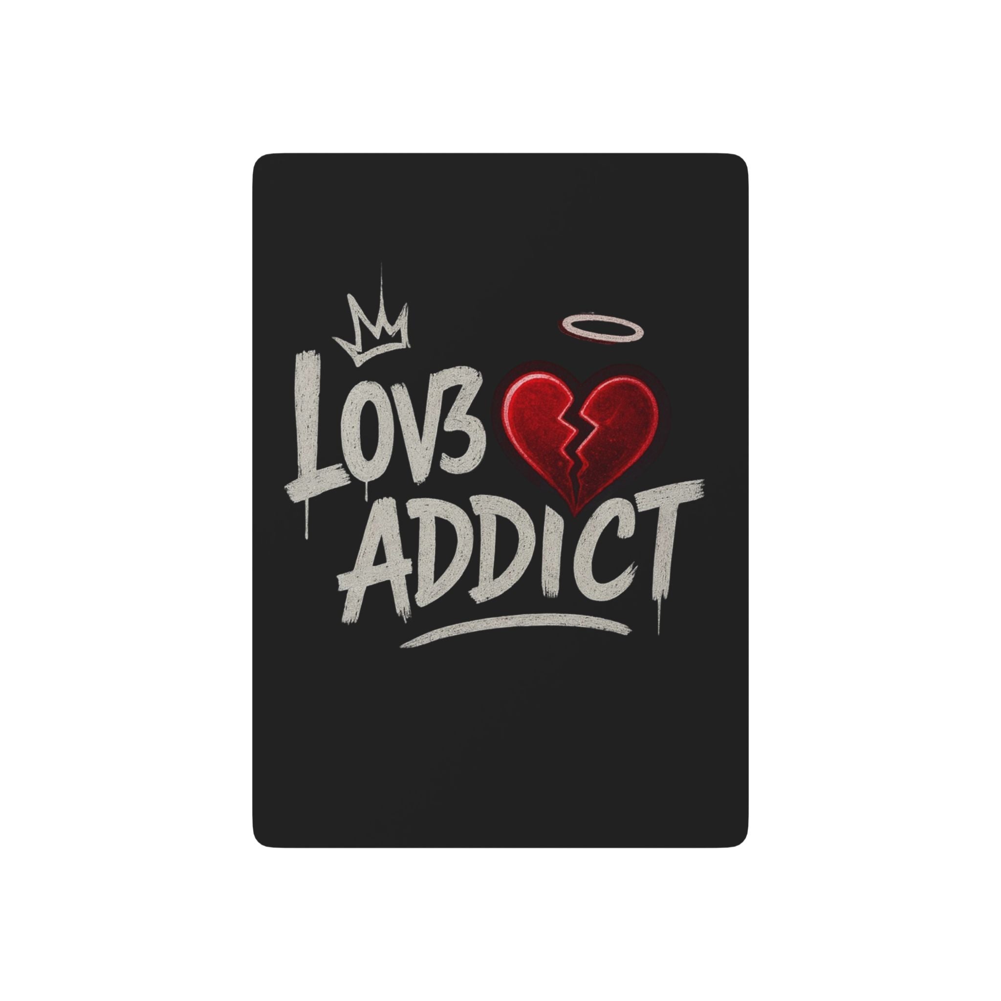 Lov3 Addict Poker Playing Cards – Broken Heart Street Art Deck